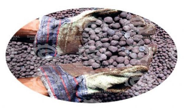 What are iron pellets used for?
